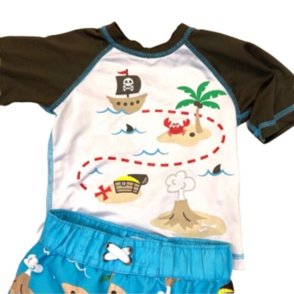 Pirate Swim Short Set Size 12 months - Picture 7 of 11